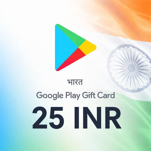 Google Play भारत उपहार कार्ड 25 INR