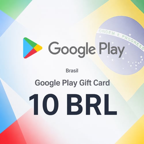 Cartão Presente Google Play Brasil 10 BRL