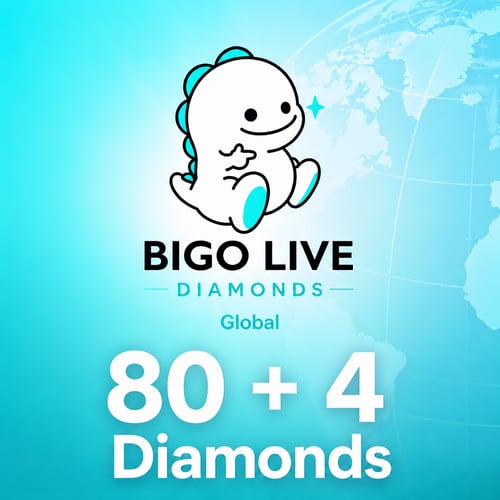 Bigo Live 80 + 4 Bonus Diamanten Weltweit 2 USD