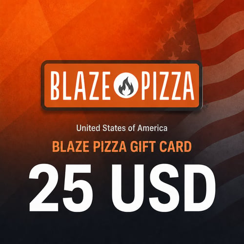 Cartão Presente Blaze Pizza Estados Unidos 25 USD