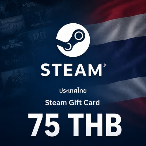 Steam تھائی لینڈ والیٹ کوڈ 75 THB