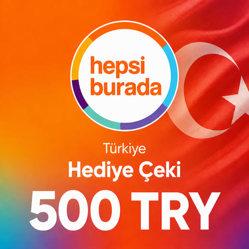 Hepsiburada Turkey Gift Card 500 TRY