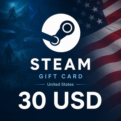 Steam United States Wallet Code 30 USD