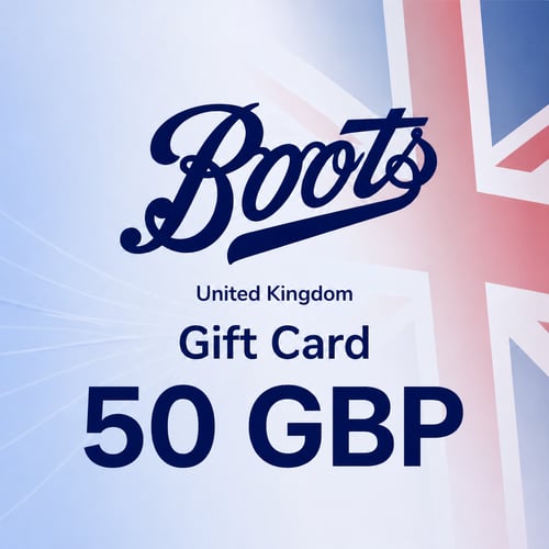 Boots Storbritannien Presentkort 50 GBP