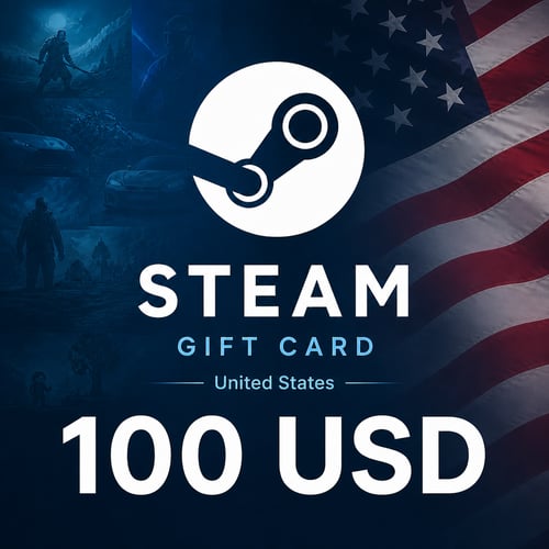 Steam United States Wallet Code 100 USD