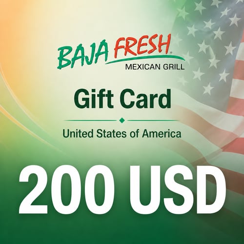 Baja Fresh United States Gift Card 200 USD