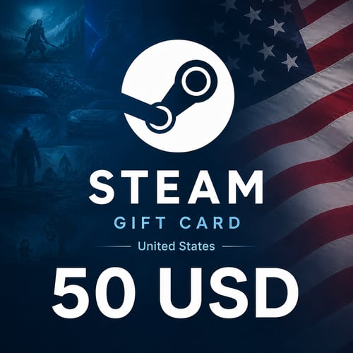 Steam United States Wallet Code 50 USD