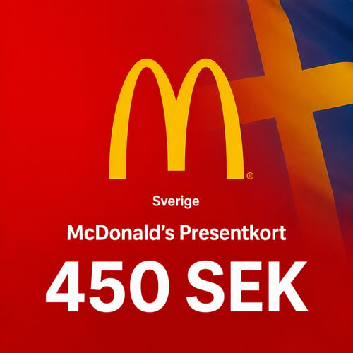 McDonald's Sweden Gift Card 450 SEK