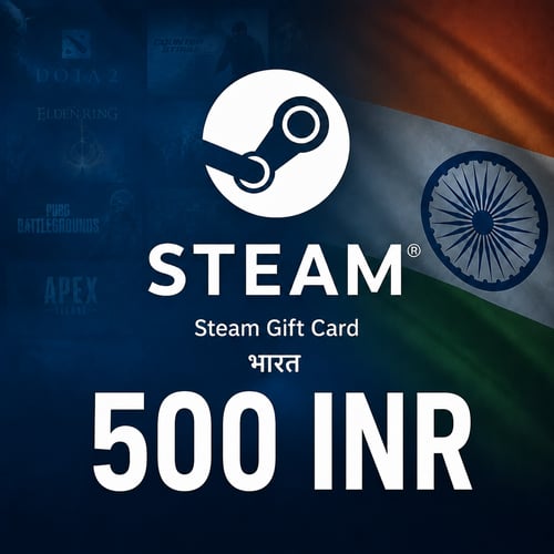 Steam भारत वॉलेट कोड 500 INR