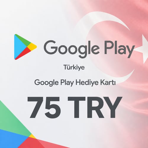 Google Play Türkiye Hediye Kartı 75 TRY