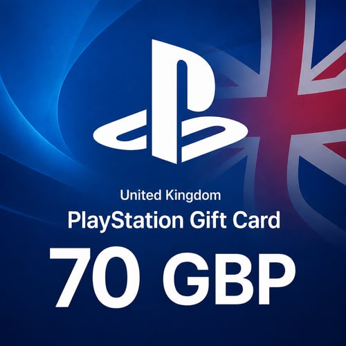 Cartão Presente PlayStation Reino Unido 70 GBP