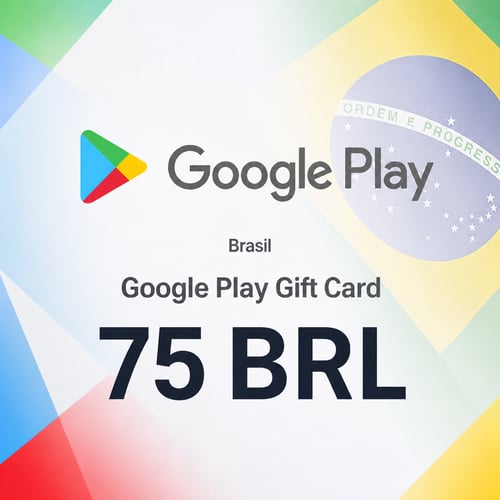 Cartão Presente Google Play Brasil 75 BRL