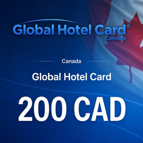 Глобална хотелска карта Канадска подаръчна карта 200 CAD