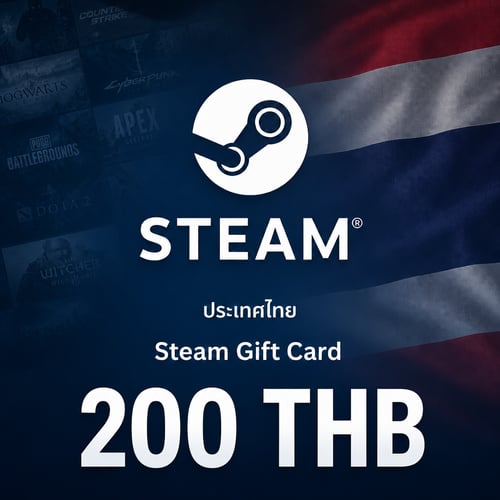 رمز محفظة Steam تايلاند 200 بات تايلاندي