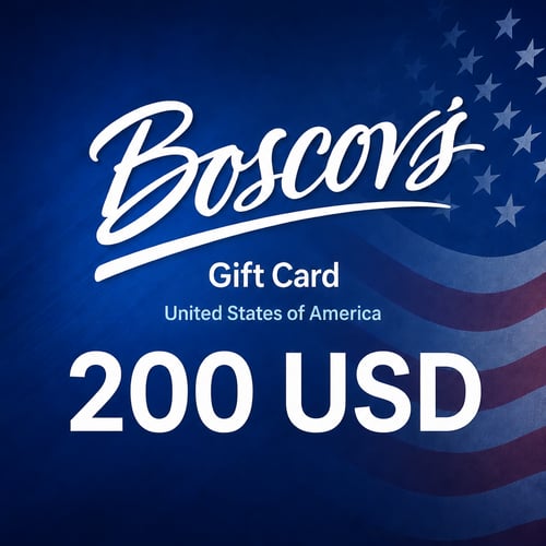 Boscov's Америка США Подарочная карта 200 USD