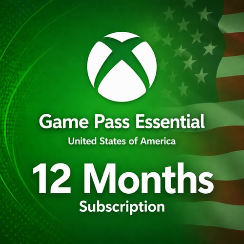 Xbox อเมริกาเหนือ Game Pass Essential 12 เดือน