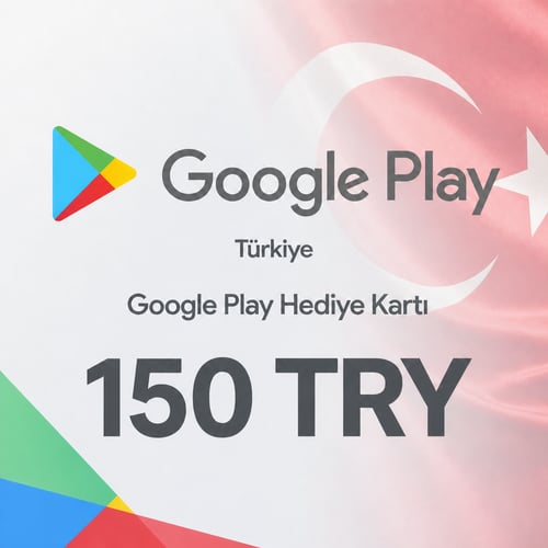Google Play Turkiet Presentkort 150 TRY
