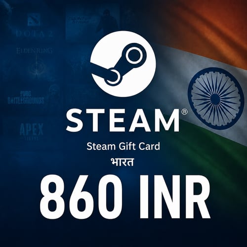 Steam भारत वॉलेट कोड 860 INR