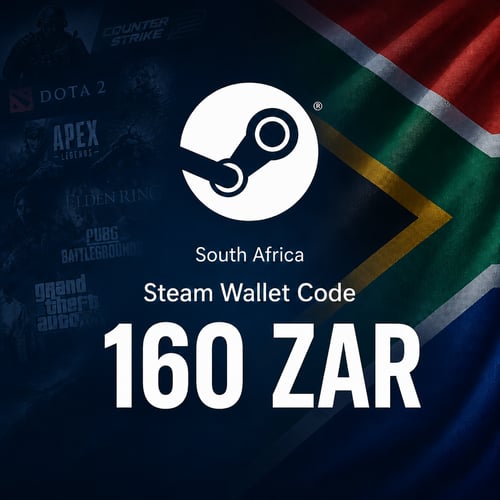 Steam South Africa Wallet Code 160 ZAR