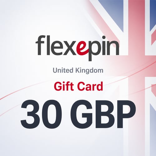 Flexepin Egyesült Királyság Ajándékkártya 30 GBP