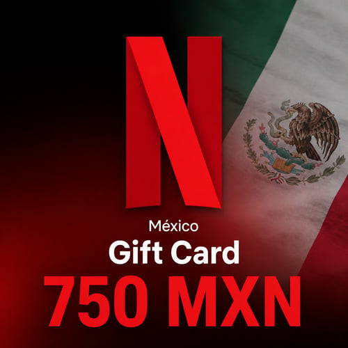 Tarjeta de regalo de Netflix México 750 MXN