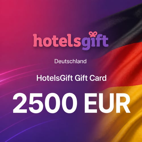 HotelsGift Tyskland Presentkort 2500 EUR