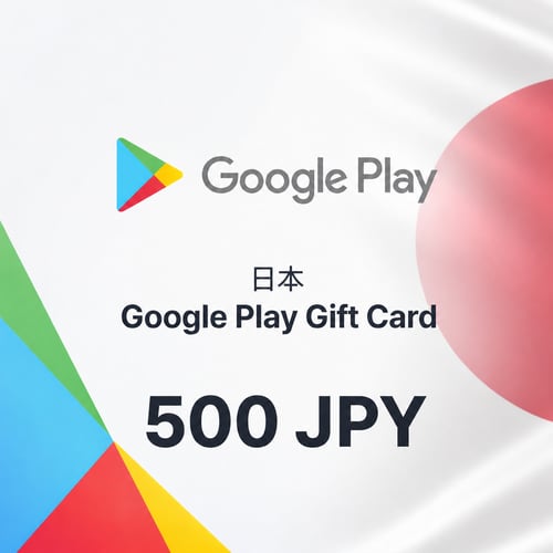 Google Play 日本礼品卡 500 JPY