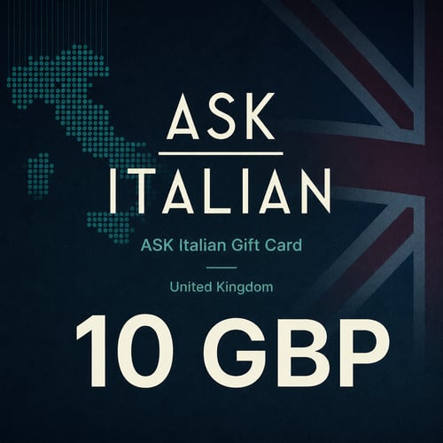 ASK Italian UK Gift Card 10 GBP