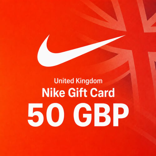Nike Birleşik Krallıq Hediye Kartı 50 GBP