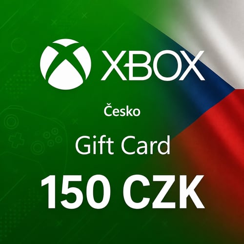 Xbox Česká republika dárková karta 150 CZK