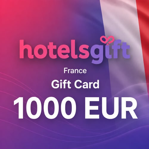 HotelsGift Kad Raya Hadiah Perancis 1000 EUR