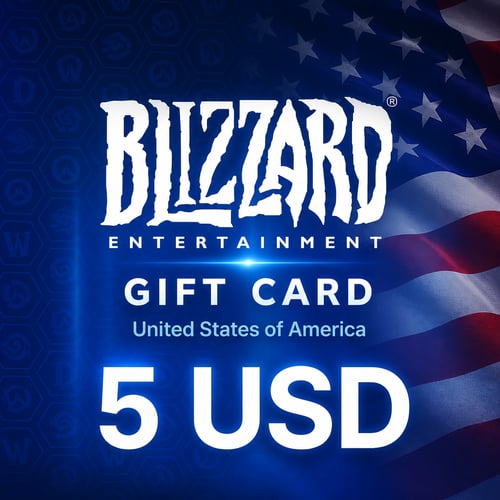 Blizzard (Battle.net) United States Gift Card 5 USD