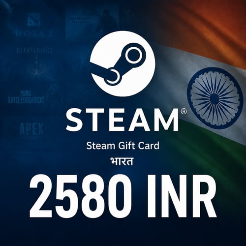 Steam भारत वॉलेट कोड 2580 INR
