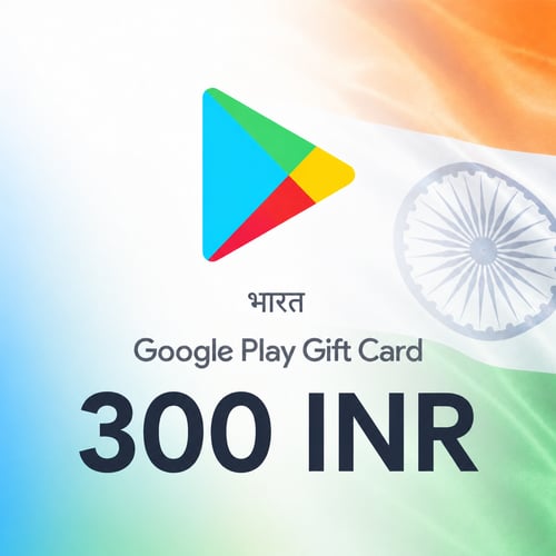 Google Play Индия Подаръчна карта 300 INR