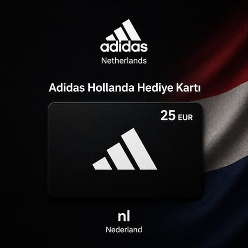 Cartão Presente Adidas Holanda 25 EUR